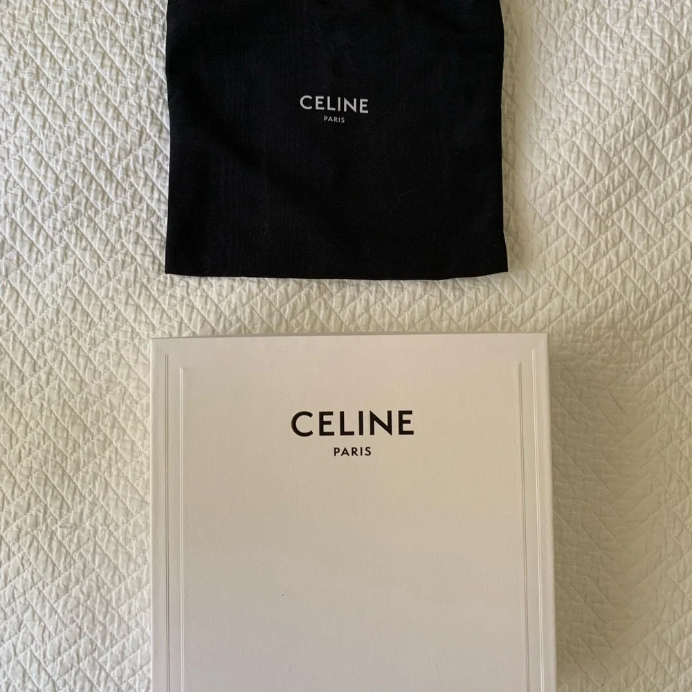 Black Celine Snap Clutch by Hedi Slimane with box and dust bag - Picture 2 of 3